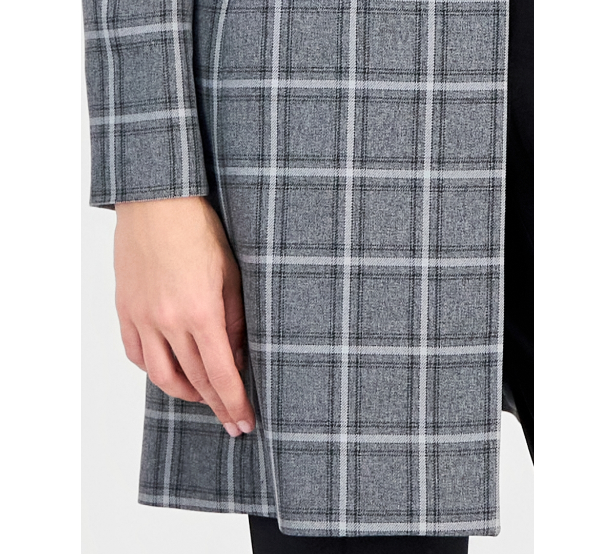 Le Suit Women's Belted Mid-rise Pantsuit In Gray