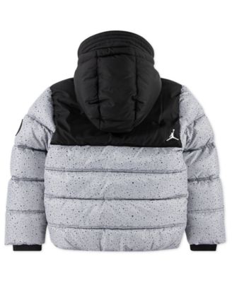 Boys' 8-18 Printed Full Zip Puffer Jacket