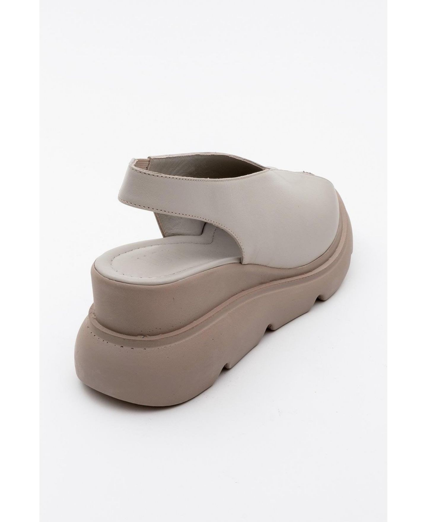 Женские сандалии Forever & Always Shoes Sam Leather Platform Sandal (Women), цвет: Бежевый кожаный — фото 4