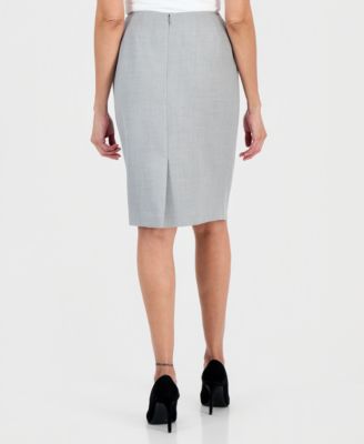 Women's Peak-Lapel Slim-Fit Skirt Suit 