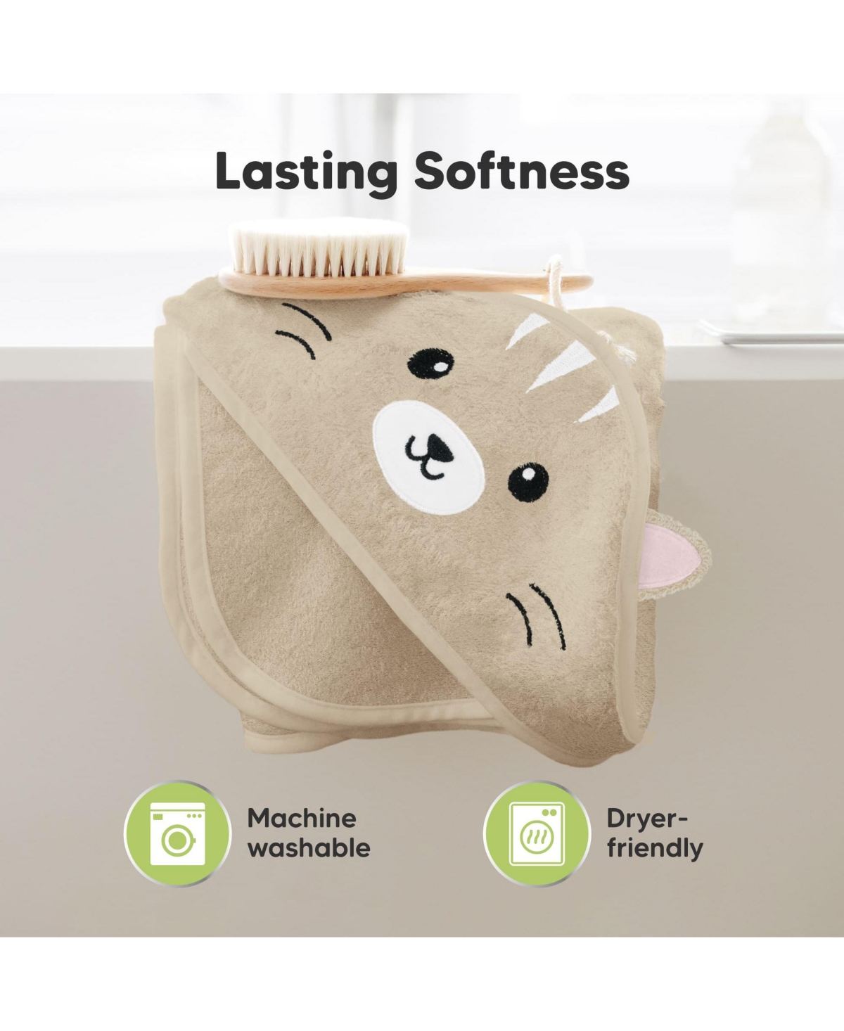 KeaBabies Cuddle Baby Hooded Towel, Bath Towels, Beach Towel for Newborn