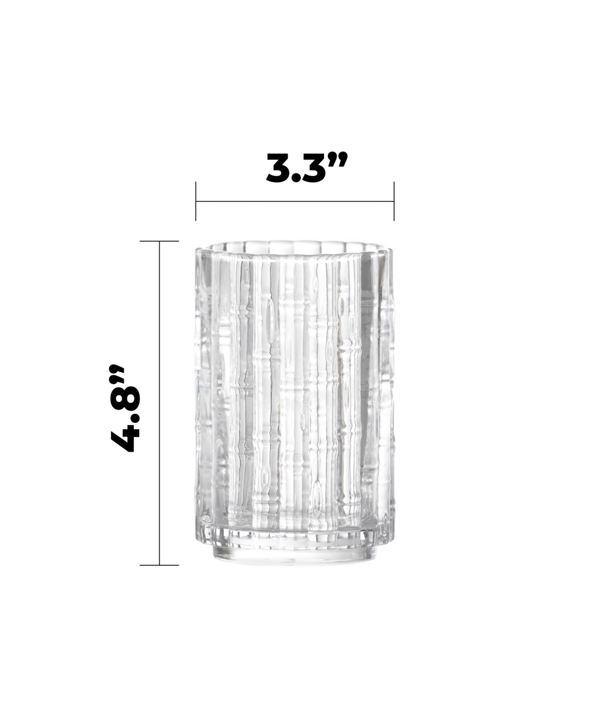 Fortessa Mahalo Iced Beverage Glasses, Set Of 4 In Transparent
