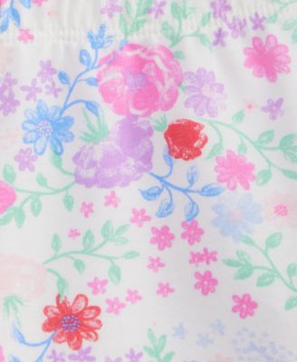 Girls' Toddler 2T-4T Country Floral Printed Biker Shorts, Macy's Exclusive