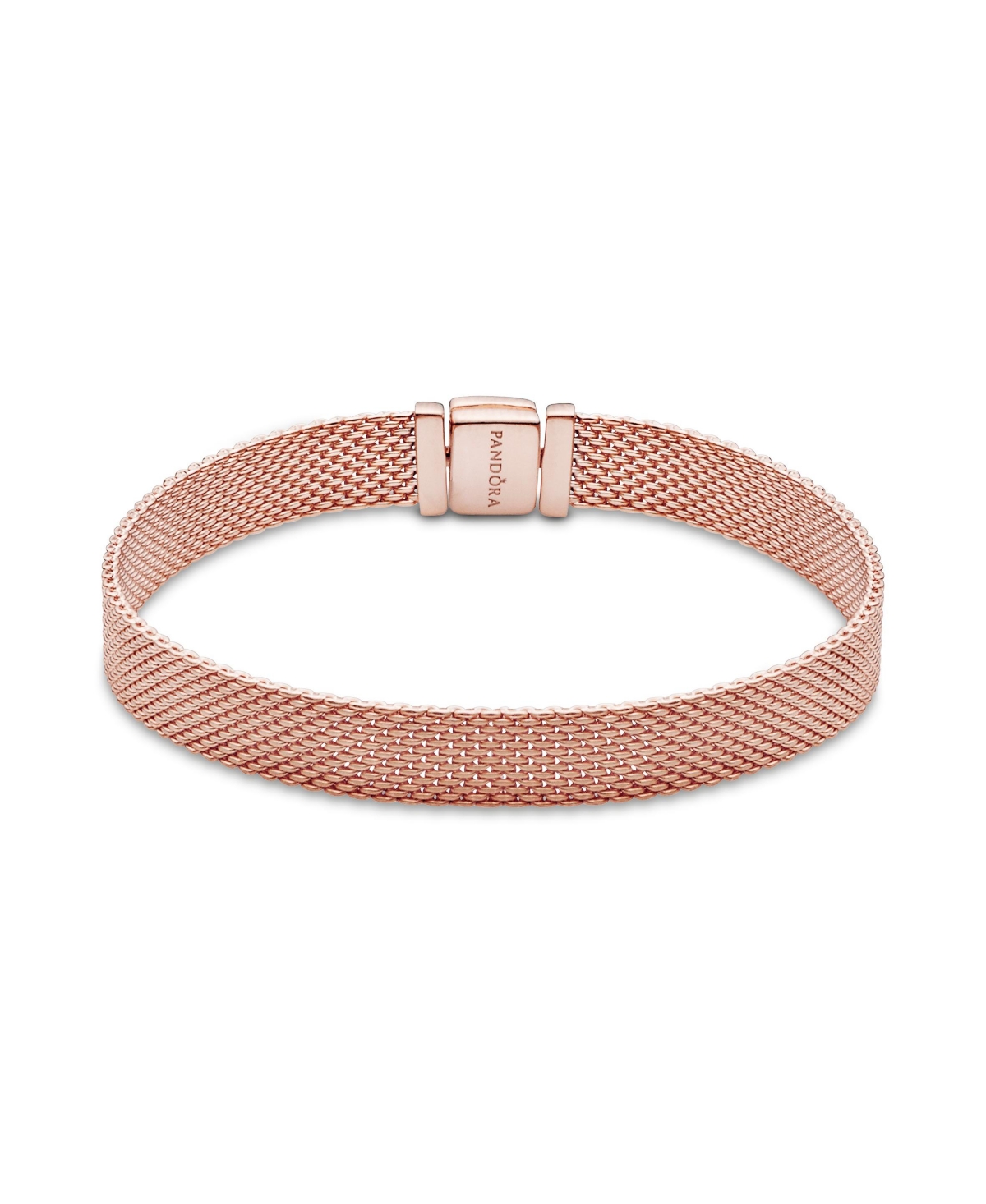 Pandora Rose Gold Plated Reflexions Mesh Bracelet