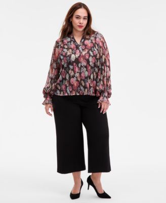 Plus Size Stretch Bootcut Pants