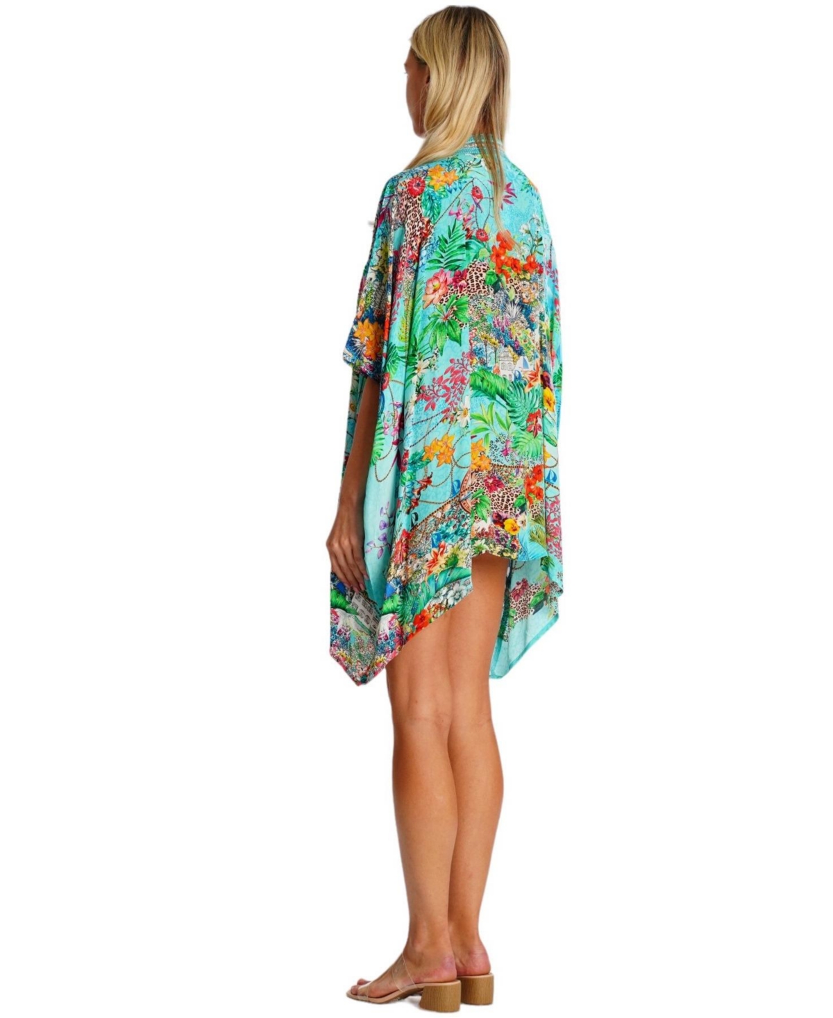 La Moda Clothing Women's Mini Kaftan Dress