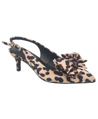 Ladies Quinnbow Slingback Kitten Heel