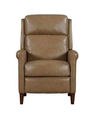 Two Pack leather Lotus Cream Power Cordless High Leg Recliner