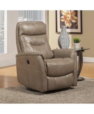 Gemini - Linen Power Swivel Glider Recliner Two Pack