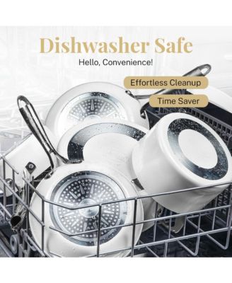 Natural Collection 15-Piece Ceramic Nonstick Cookware Set