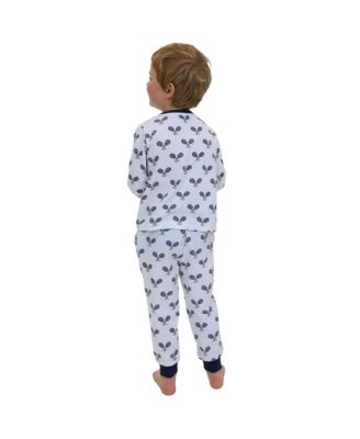 Kids Cotton Jersey Two Piece Long Sleeve Pajama Set
