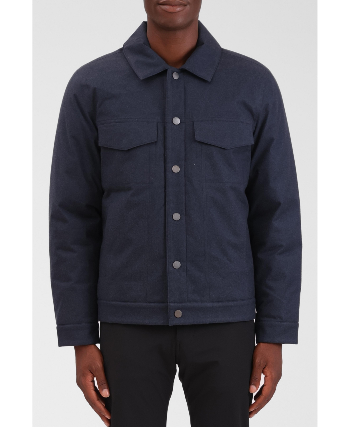 Bagatelle Homme Men's Faux Wool Trucker Jacket