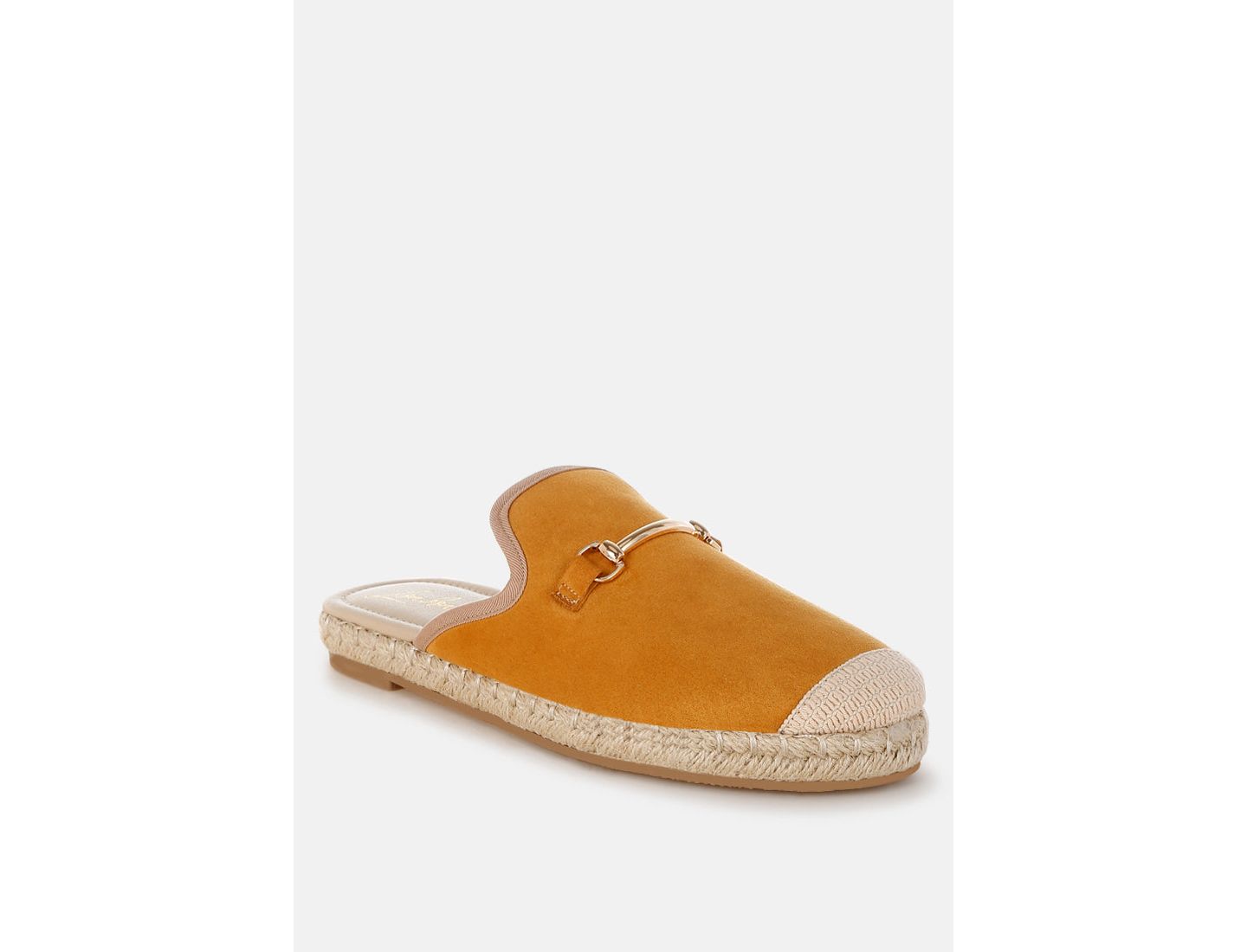 Женские сабо London Rag Nazaya Horsebit Detail Espadrilles Mules, цвет: Бежевый / Хаки — фото 5
