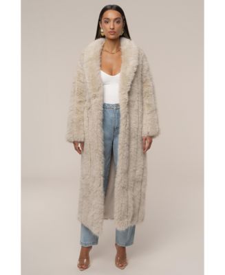 JLUXLABEL Manhattan Faux Fur Coat - Macy's