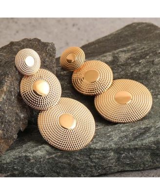 Women's Circular Drop Earrings