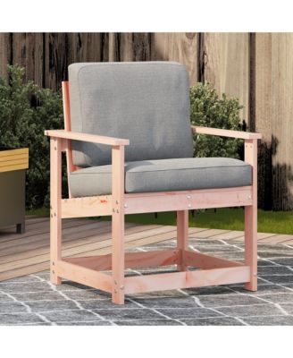 Garden Chair Natural Wood Solid Douglas Wood Standard Sturdy