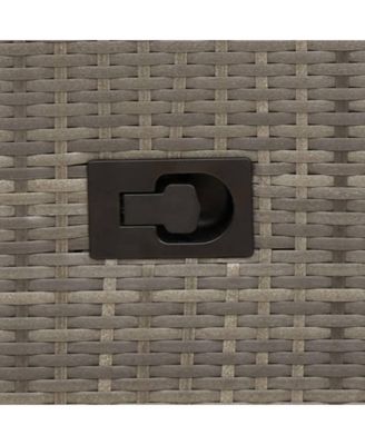 Reclining Garden Sofa Grey