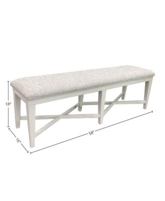 Parker House Americana Modern Dining 58 In. Upholstered Bench