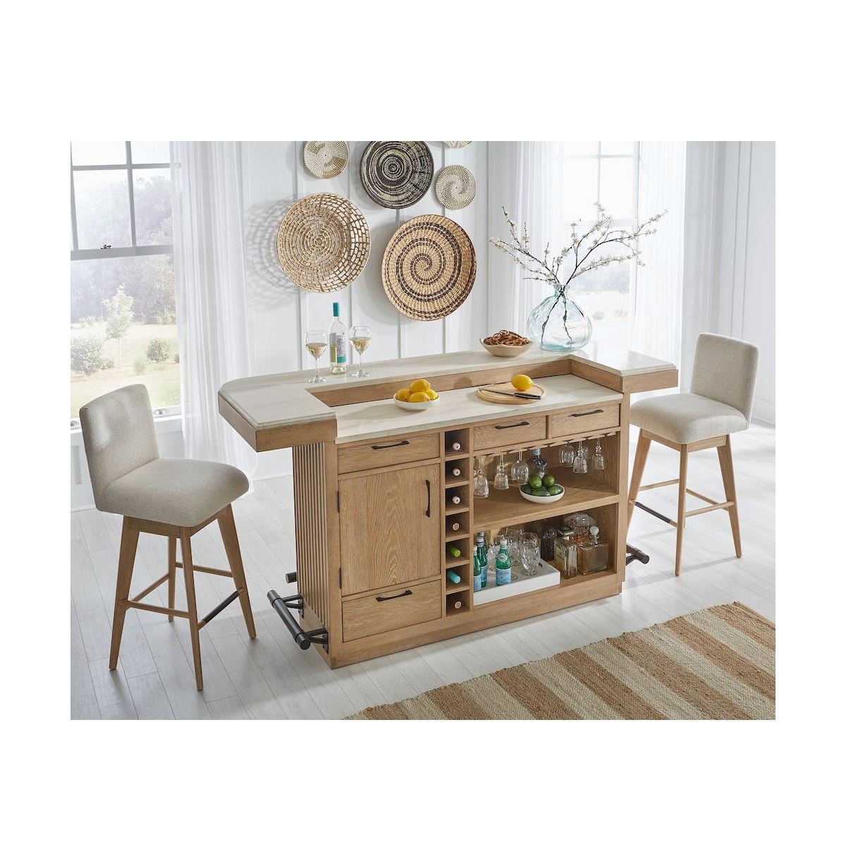 Parker House Furniture Parker House Escape - Dining Upholstered Swivel Barstool