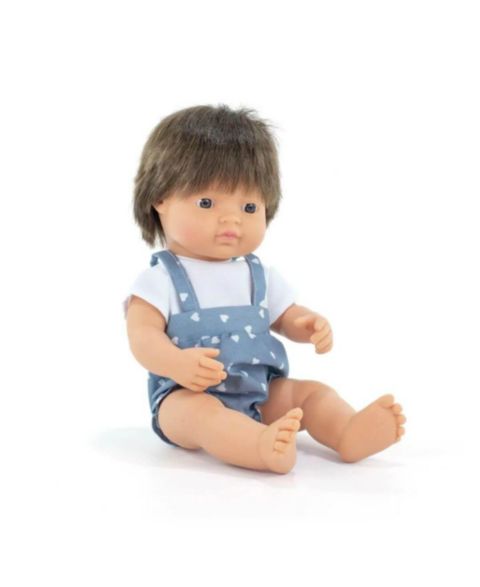 Детская кукла MINILAND My Friends and Me 15" Articulated Anatomically Correct Boy Baby Doll, Ages 10 Months+, цвет: Light Skin