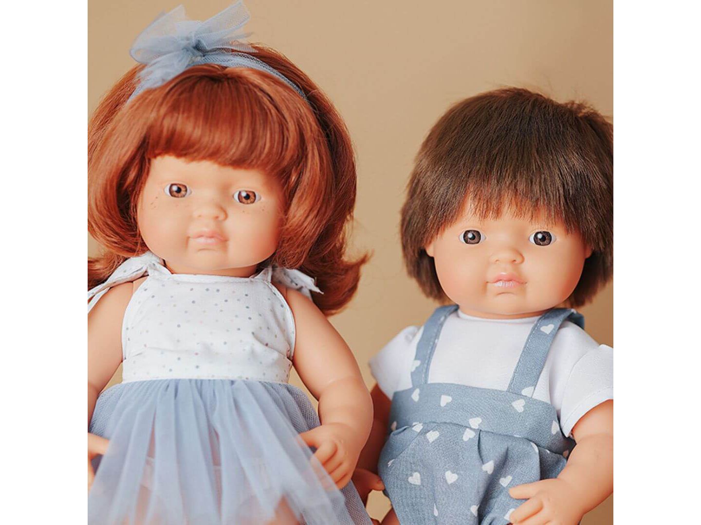 Детская кукла MINILAND My Friends & Me Baby Girl with Red Hair 15" Articulated Anatomically-Correct Baby Doll, Ages 10 Months+, цвет: Light Skin — фото 2