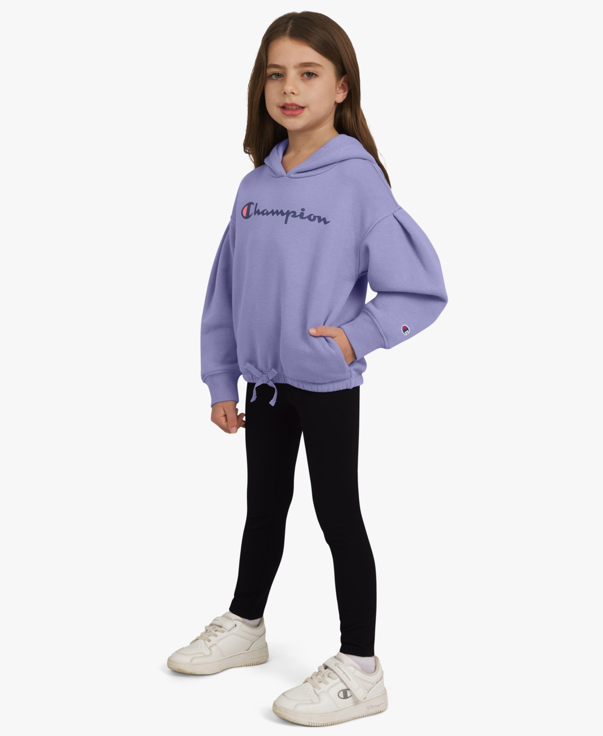 Champion Toddler & Little Girls 4T-6X 2-Piece Pull-On Hoodie and Leggings Set