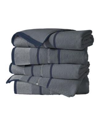 Luxurious Cotton Decorative 4-Piece Bath Towel Set, 54" x 27"