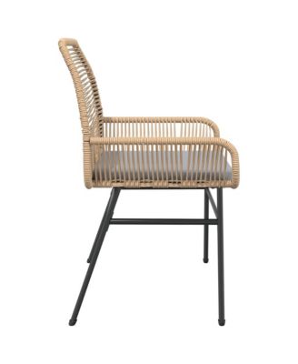 Garden Chair Brown PE rattan UV-resistant materials Garden Chair