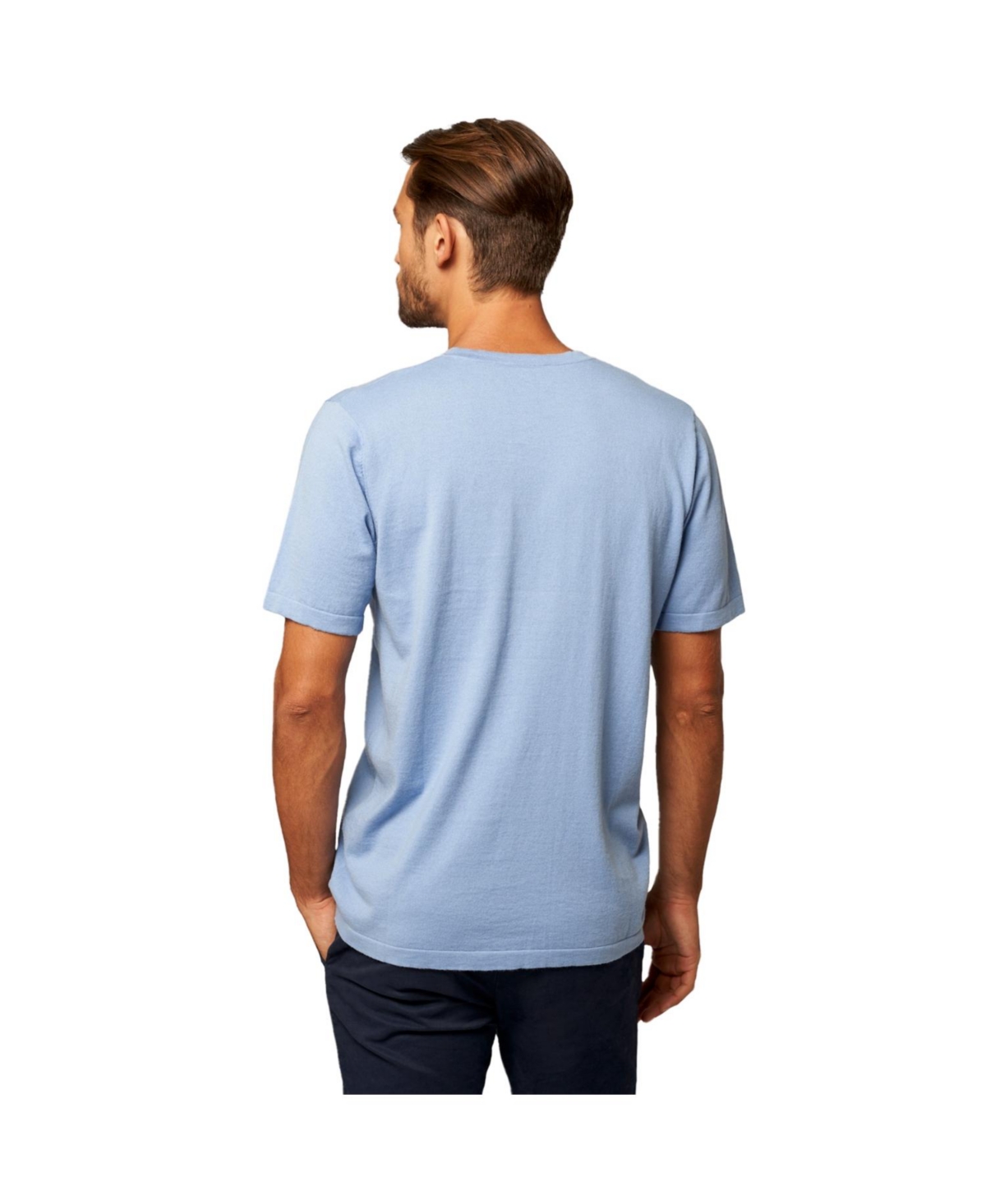 Bellemere New York Men's Bellemere Classic Crew Neck Cotton Cashmere T-Shirt