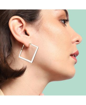 Geometric Hoop Earrings