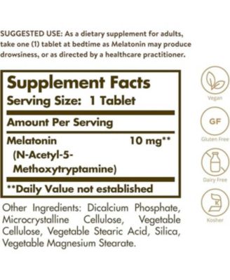Melatonin ,10 mg ,60 Tabs