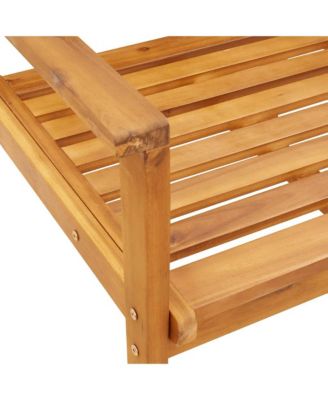 Sofa Chair Natural Wood Solid Acacia Wood Standard Durable