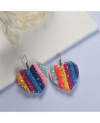 Women's Heart Drop Earrings