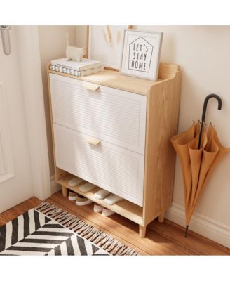 Nordic Shoe Storage Cabinet 2 - White