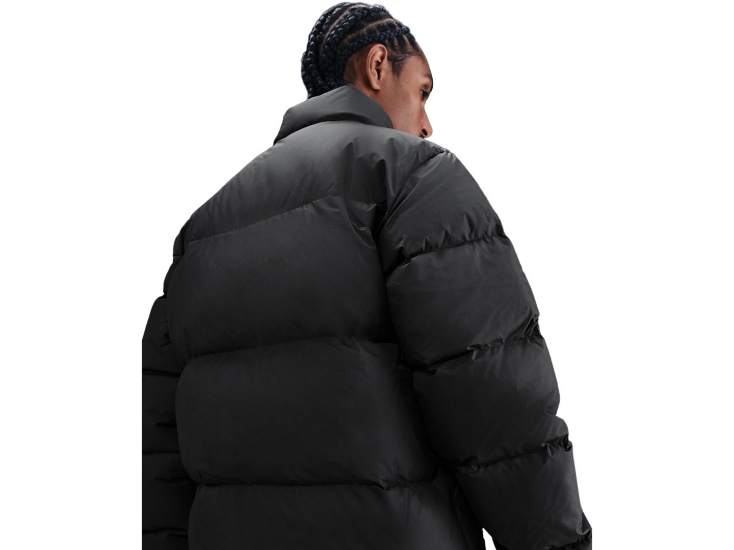 Мужская куртка Nike Sportswear Club Therma-FIT Puffer, цвет: Чёрный / Белый — фото 6