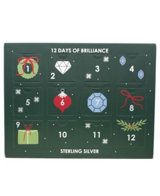 12-Pc. Advent Calendar Sterling Silver Jewelry Set