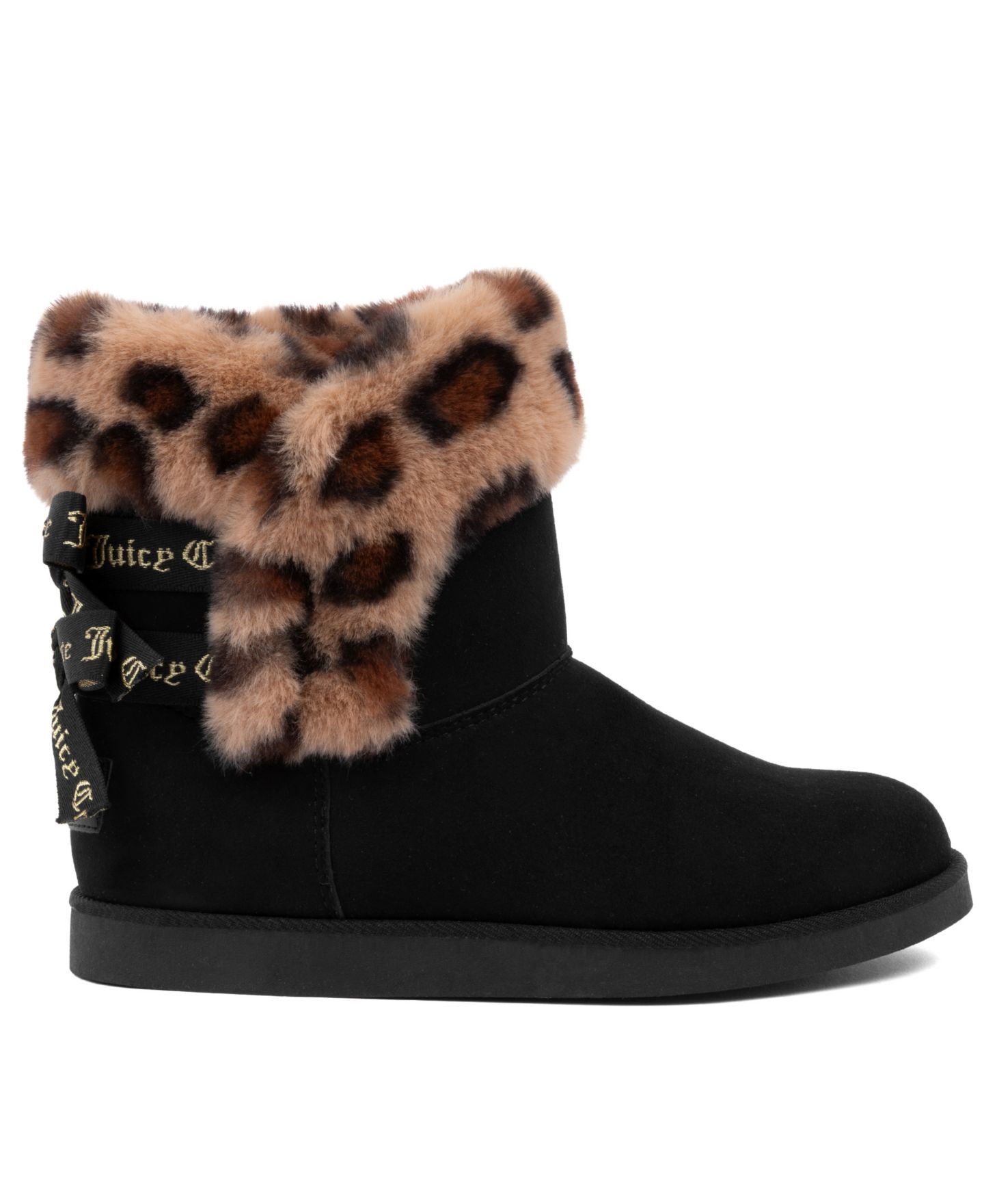 Женские ботинки Juicy Couture King Cozy Cold Weather Booties, цвет: Леопардовый — фото 2