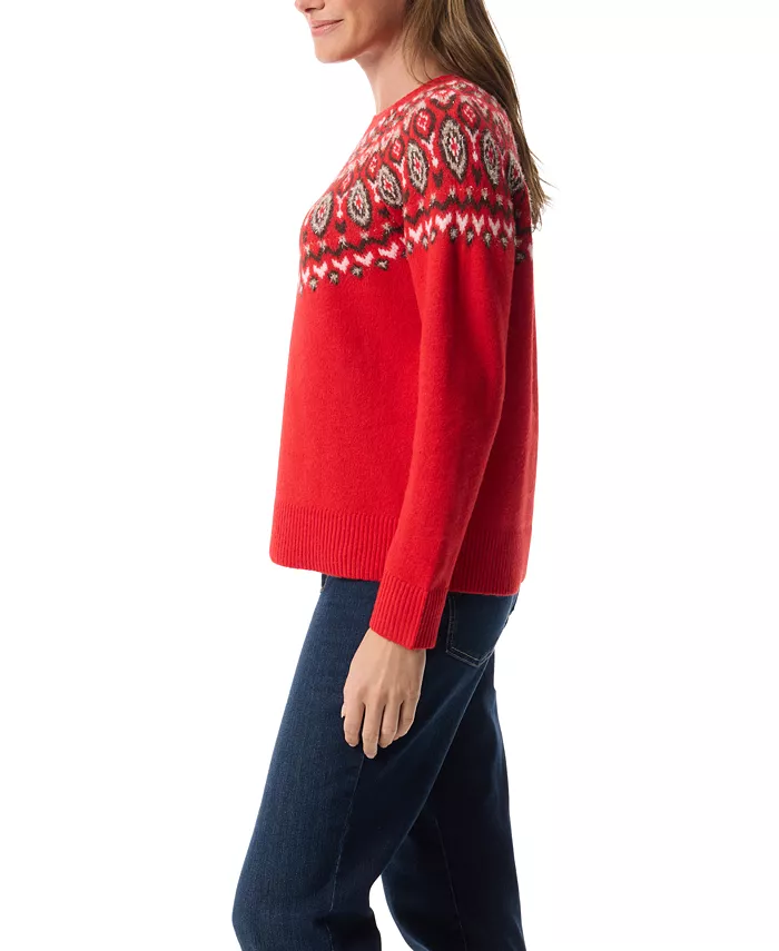 Women's Juna Fair Isle Long-Sleeve Sweater - thumbnail 2