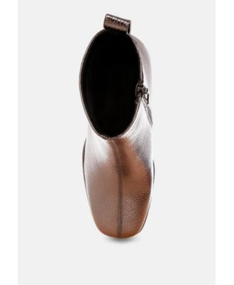 Womens Poulin Faux Leather Chelsea Boots