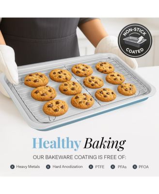 6-Piece Nonstick Stackable Nesting Bakeware Set