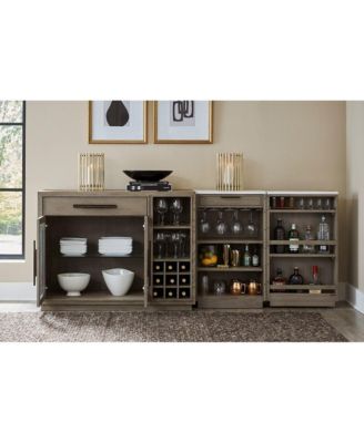 Parker House Pure Modern Ash Solids Dining Bar Cabinet