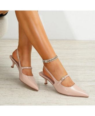 Corrie Slingback Kitten Heels