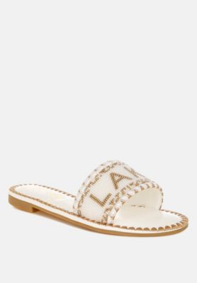 Women's Beaded Lake Como Flat