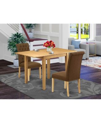 Dining Room Set Oak, NDBR3-OAK-18