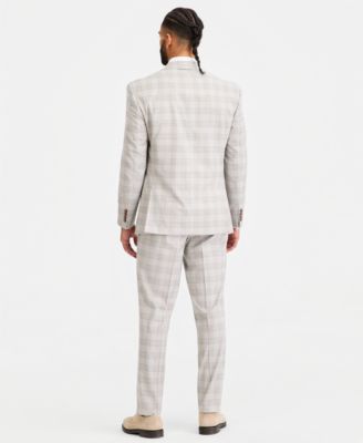 Men's Classic-Fit Plaid Suit Separates 