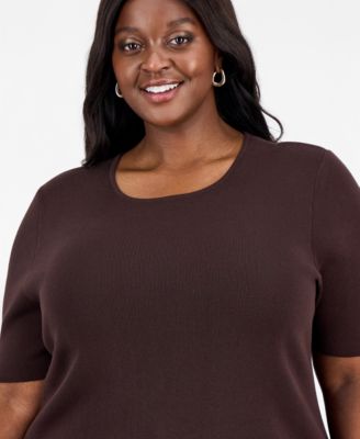 Plus Size Sweater T-Shirt