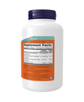 Calcium & Magnesium ,120 Softgels