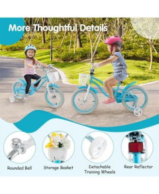 14/16/18 Inch Kids Bike with Dual Brakes and Adjustable Seat-16 inches