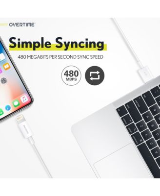 MFI Certified USB C to Lightning 6ft Cable, Fast Charging (OTDCIPUSBTC6WHX3)