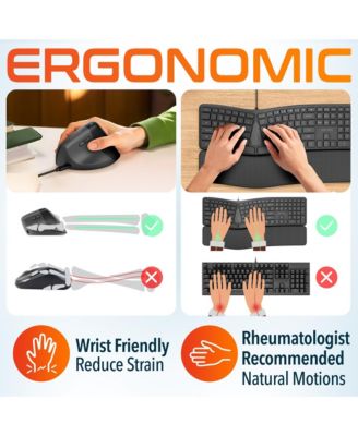 USB KB250 Ergo Keyboard and S38